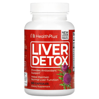 Health Plus, Liver Detox, 60 Capsules