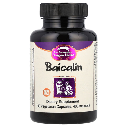 Dragon Herbs, Baicalin, 1,200 mg, 100 Vegetarian Capsules (400 mg Per Capsule)