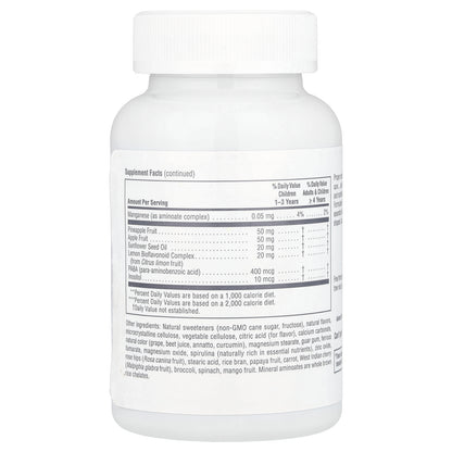 NaturesPlus, Animal Parade®, Children's Chewable Multivitamin, Cherry, Grape & Orange, 90 Animal-Shaped Tablets