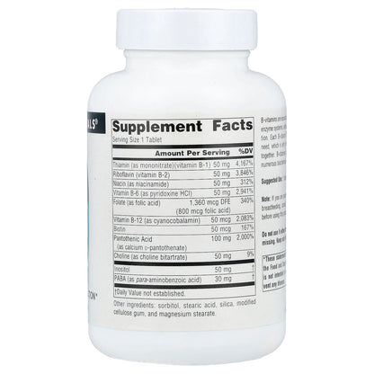 Source Naturals, B-50 Complex, 100 Tablets