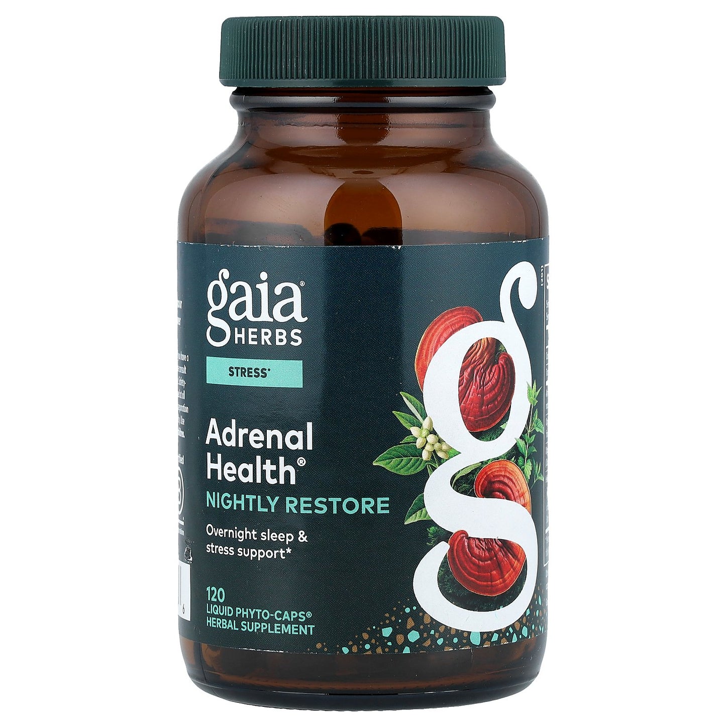 Gaia Herbs, Adrenal Health®, Nightly Restore, 120 Liquid Phyto-Caps®