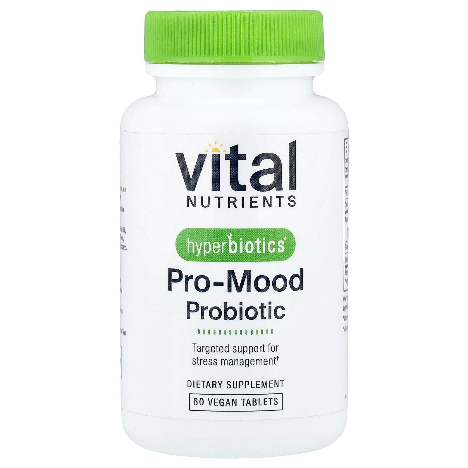 Vital Nutrients, Hyperbiotics®, Pro-Mood Probiotic, 60 Vegan Tablets