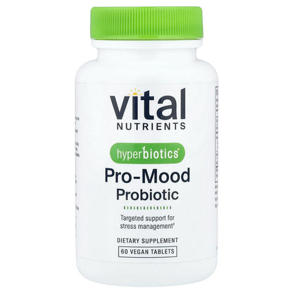 Vital Nutrients, Hyperbiotics®, Pro-Mood Probiotic, 60 Vegan Tablets