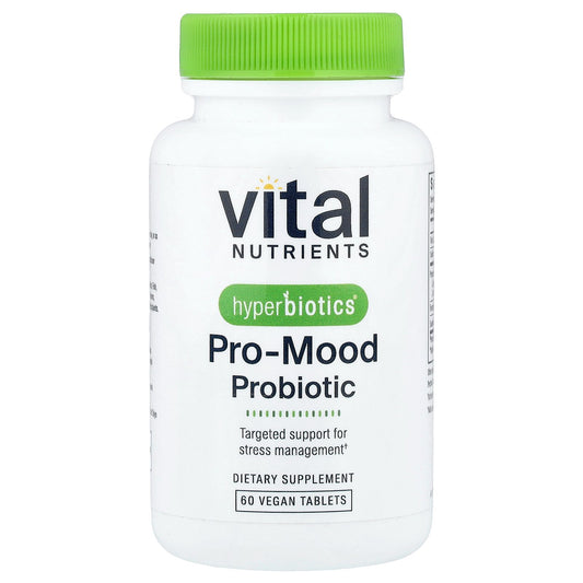 Vital Nutrients, Hyperbiotics®, Pro-Mood Probiotic, 60 Vegan Tablets