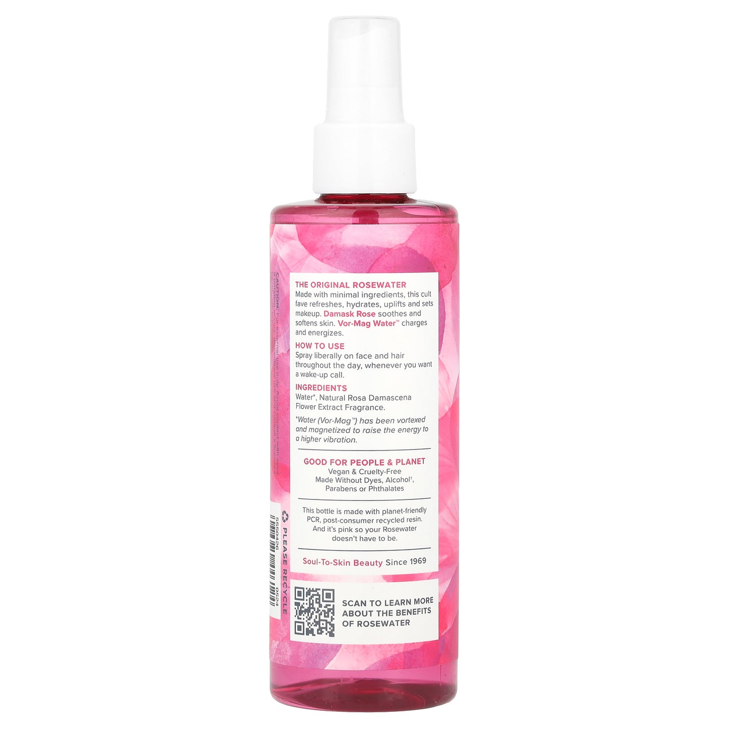 Heritage Store, Rosewater Refreshing Facial Mist, 8 fl oz (237 ml)