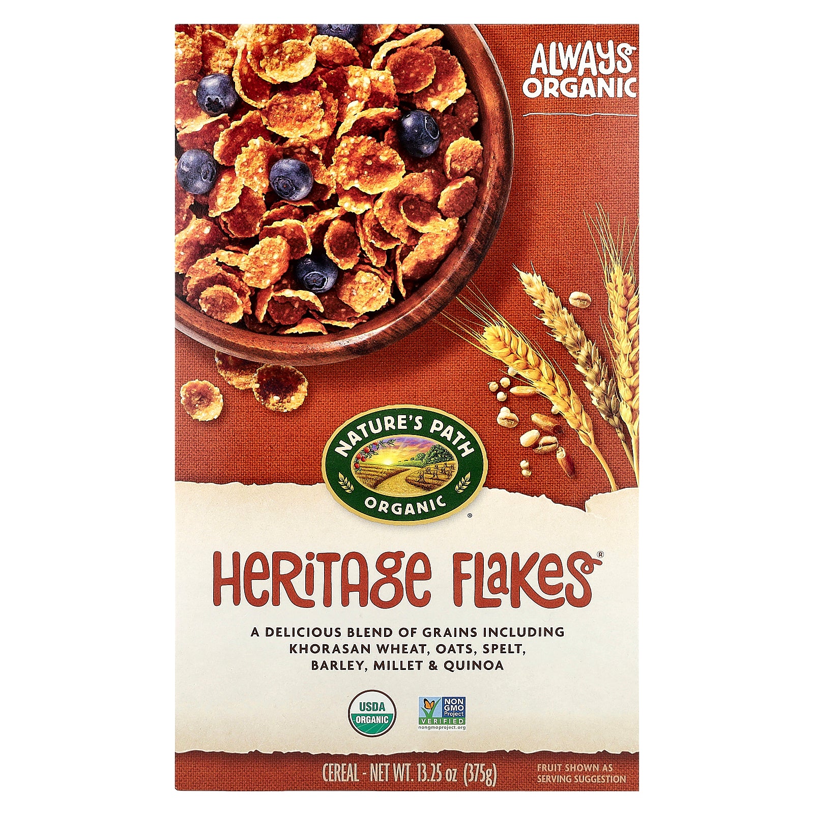 Nature's Path, Organic Heritage Flakes® Cereal, 13.25 oz (375 g)