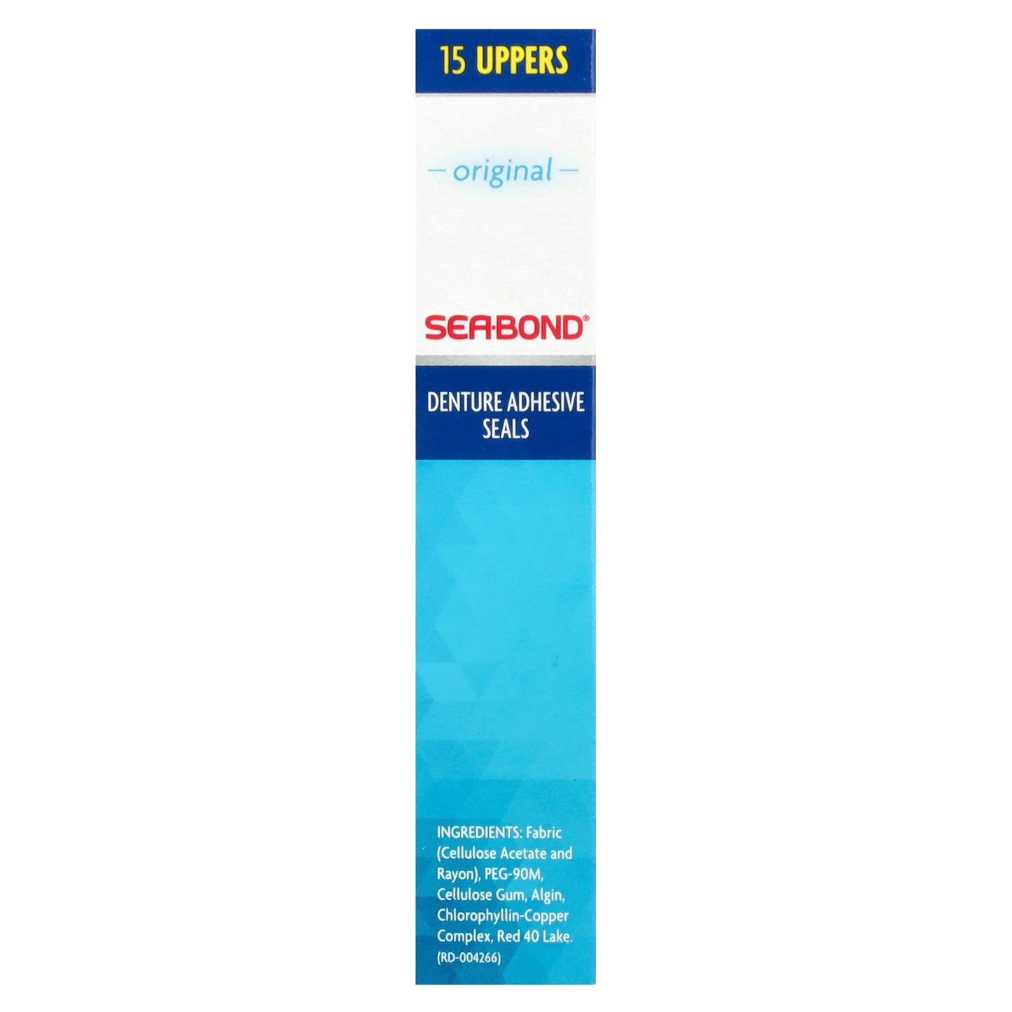 SeaBond, Denture Adhesive Seals, Original, 15 Uppers