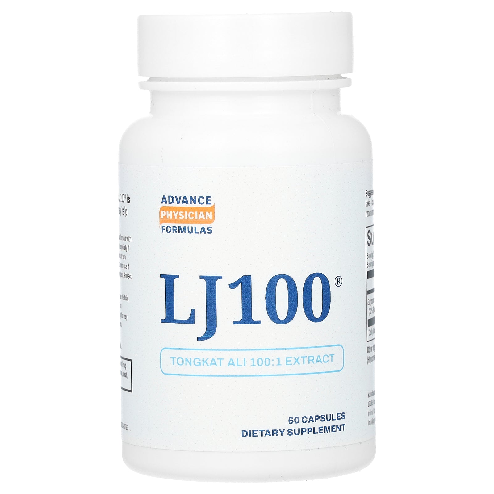 Advance Physician Formulas, LJ 100®, 25 mg , 60 Capsules