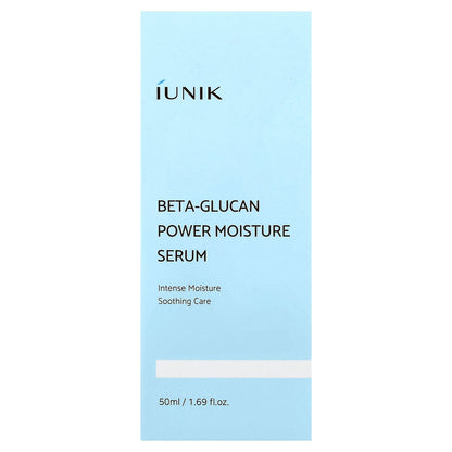 iUNIK, Beta-Glucan, Power Moisture Serum, 1.69 fl oz (50 ml)