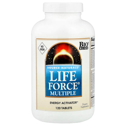 Source Naturals, Life Force Multiple®, No Iron, 120 Tablets