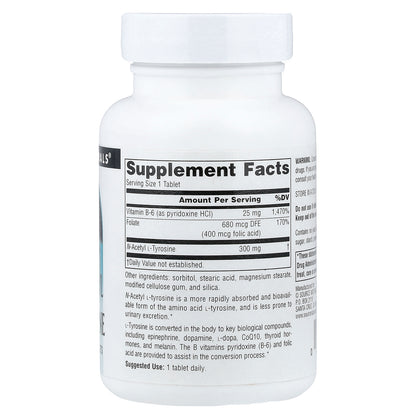 Source Naturals, N-Acetyl L-Tyrosine, 300 mg, 120 Tablets