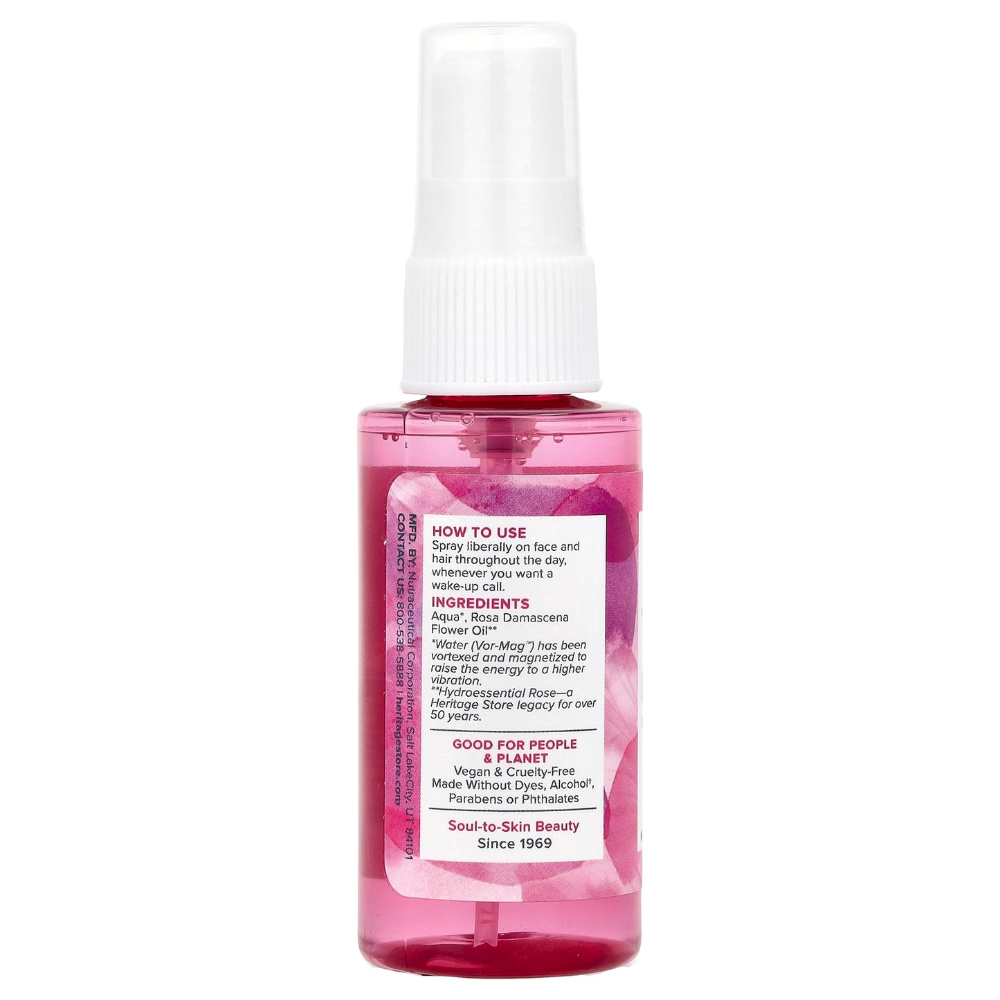 Heritage Store, Rosewater, Refreshing Facial Mist, 2 fl oz (59 ml)