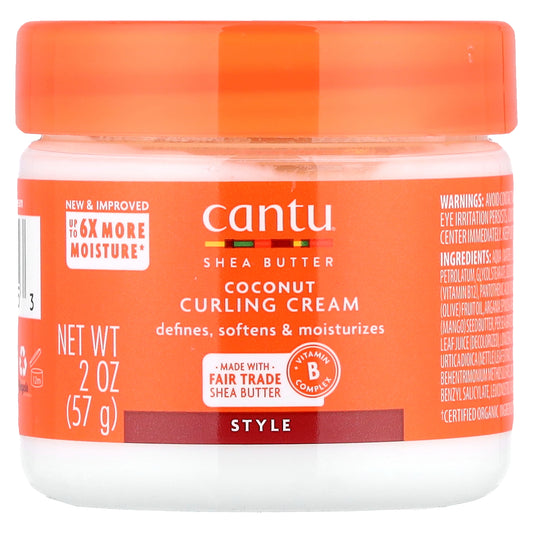 Cantu, Shea Butter, Coconut Curling Cream, 2 oz (57 g)