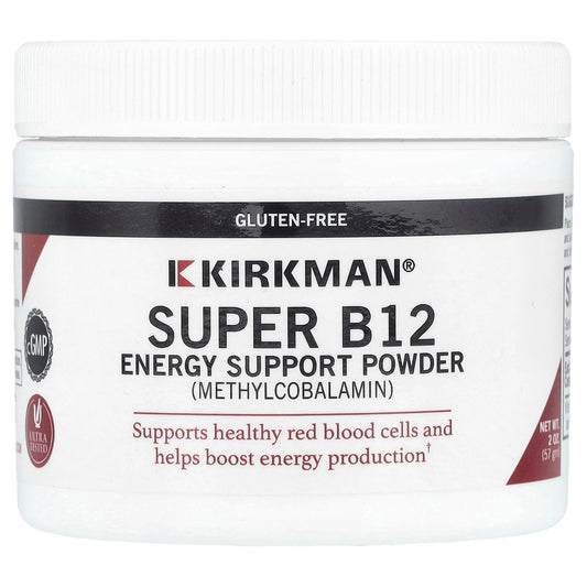 Kirkman Labs, Super B12, Energy Support Powder, 2 oz (57 g)