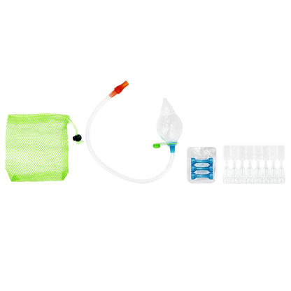 NeilMed, Naspira® Plus, Nasal Oral Aspirator & Saline Vials, Babies & Kids, 17 Piece Set