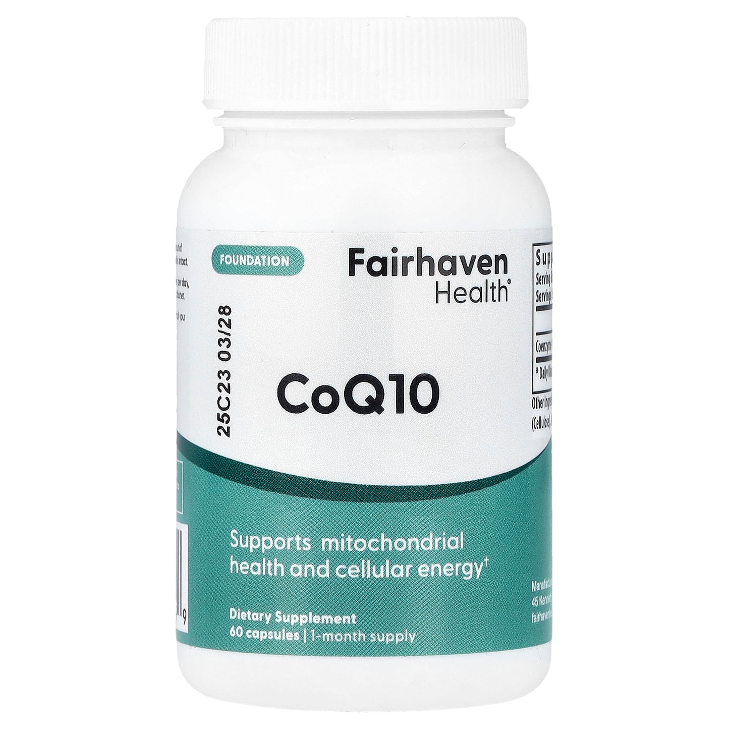 Fairhaven Health, Co-Q10, 60 Capsules (100 mg per Capsule)