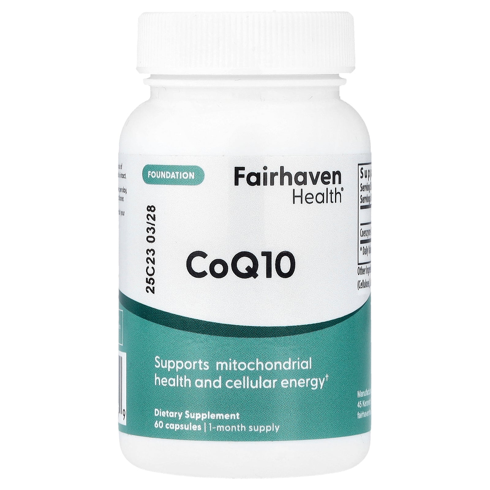 Fairhaven Health, Co-Q10, 60 Capsules (100 mg per Capsule)