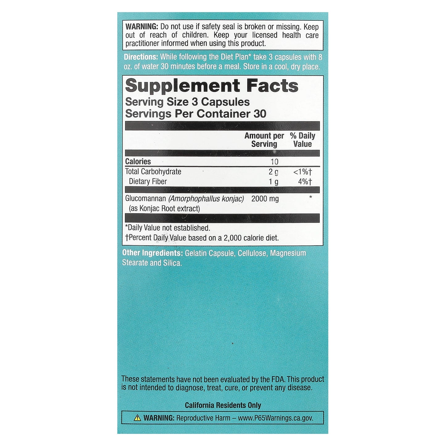 Natural Balance, Glucomannan™, Maximum Strength, 90 Capsules (666 mg per Capsule)