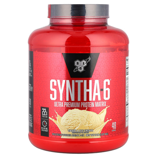 BSN, Syntha-6®, Ultra Premium Protein Matrix, Vanilla Ice Cream, 5 lb (2.27 kg)