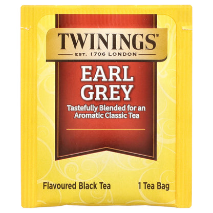 Twinings, Flavored Black Tea, Earl Grey , 25 Tea Bags, 1.76 oz (50 g)