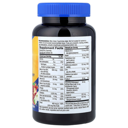 Nature's Way, Alive!® Men's 50+ Multivitamin Gummy, Fruit, 60 Gummies