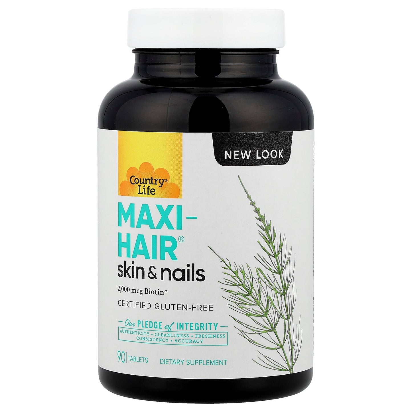 Country Life, Maxi-Hair®, Skin & Nails, PABA Free, 90 Tablets