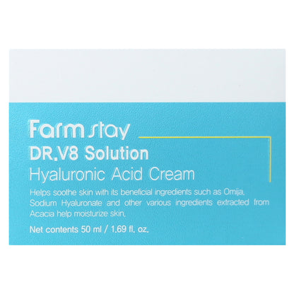 Farmstay, Dr. V8 Solution Hyaluronic Acid Cream, 1.69 fl oz (50 ml)