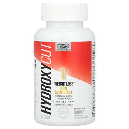 Hydroxycut, Weight Loss Non-Stimulant, 72 Rapid-Release Capsules