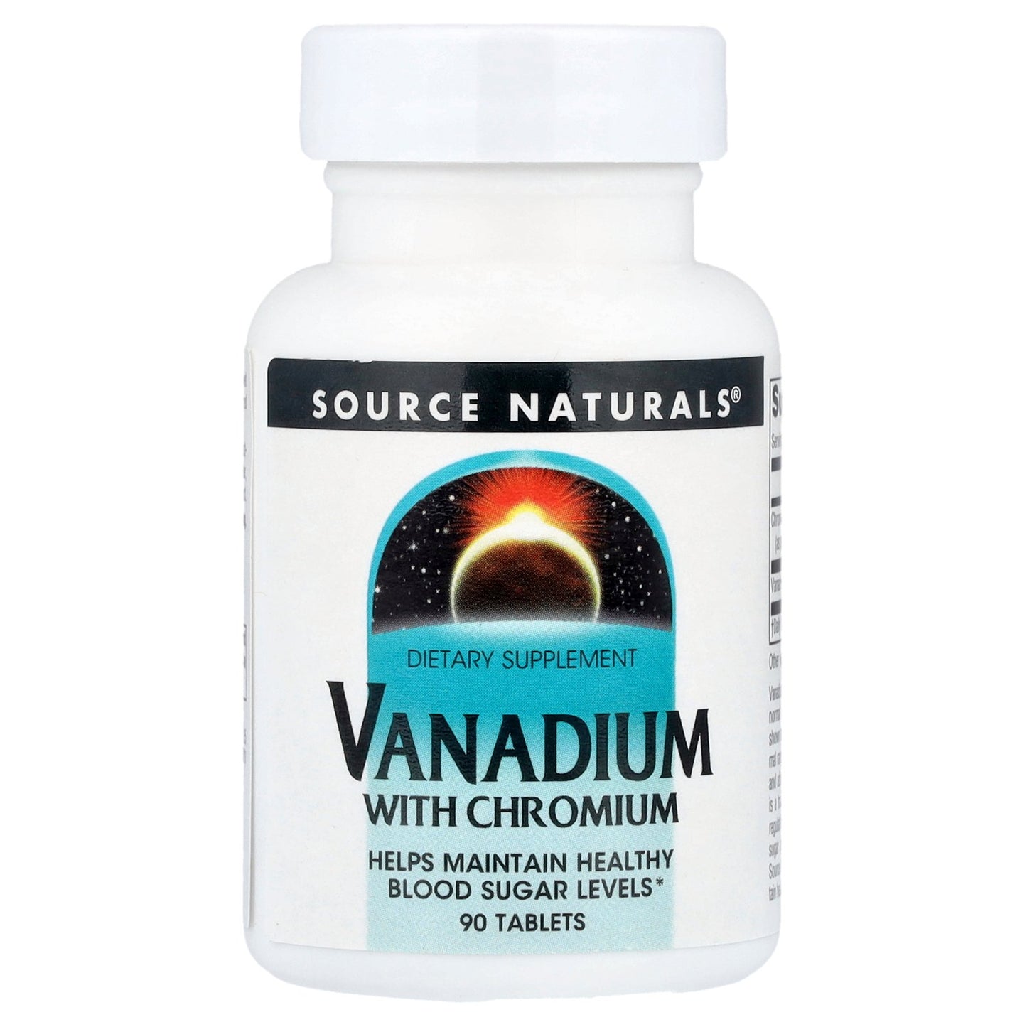 Source Naturals, Vanadium with Chromium, 90 Tablets