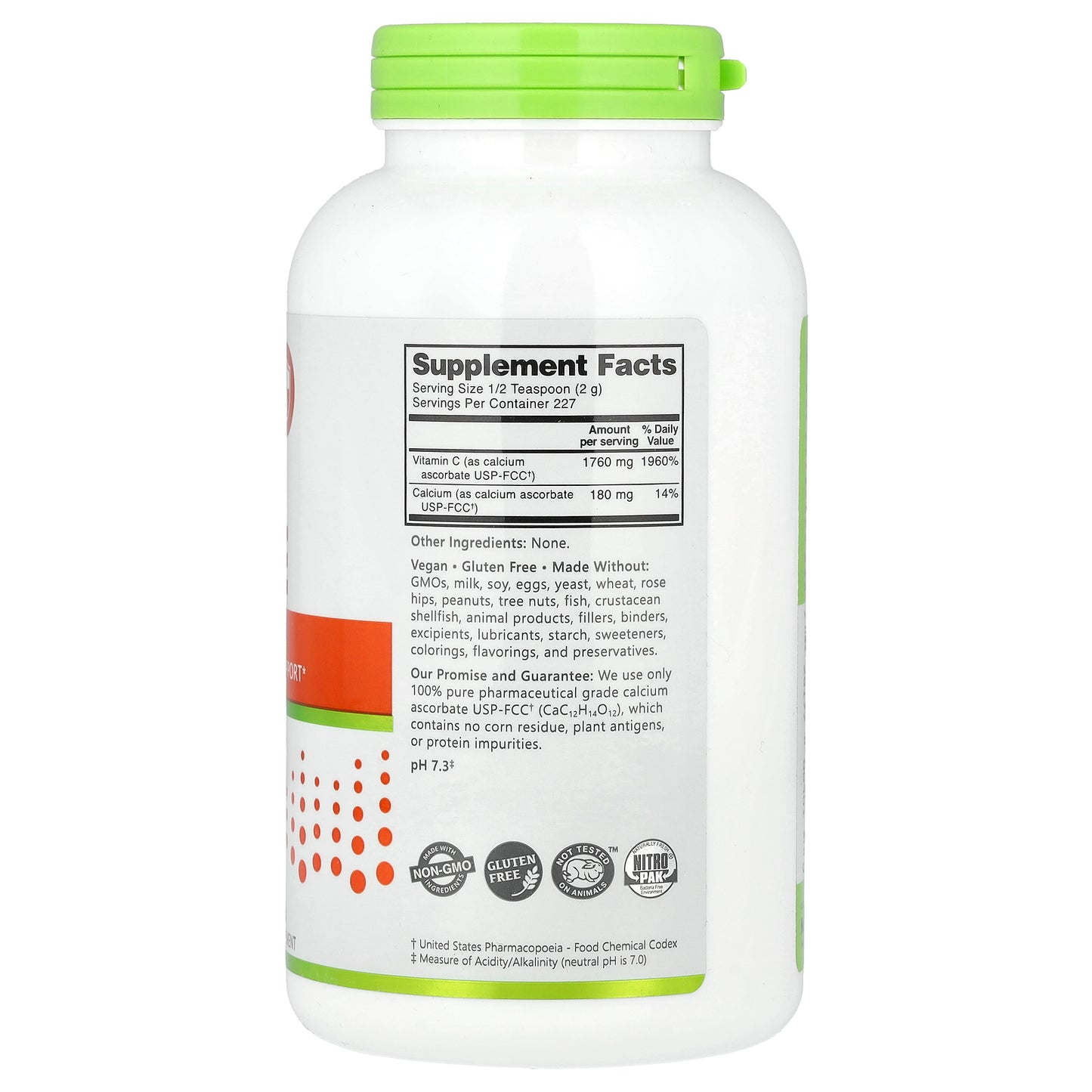 NutriBiotic, Immunity, Calcium Ascorbate, 16 oz (454 g)