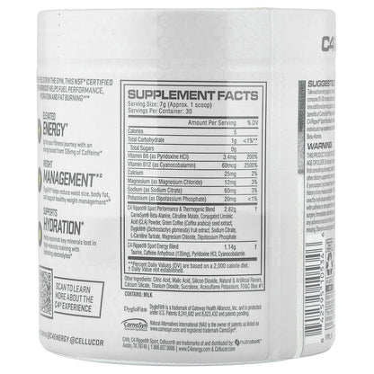 C4 / Cellucor, C4 Ripped® Sport, Pre-Workout, Arctic Snow Cone, 7.4 oz (210 g)