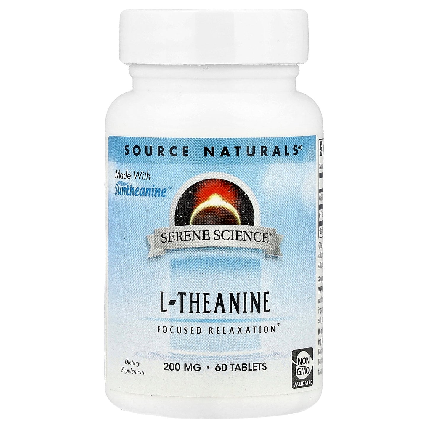 Source Naturals, Serene Science®, L-Theanine, 60 Tablets
