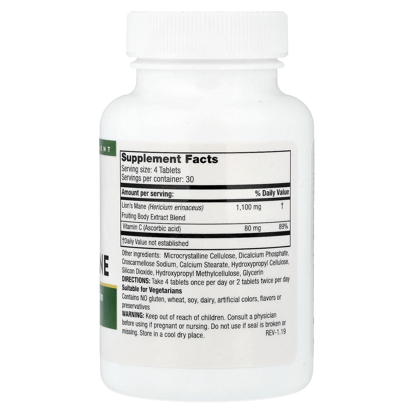 Mushroom Wisdom, Super Lion's Mane, 120 Vegetarian Tablets