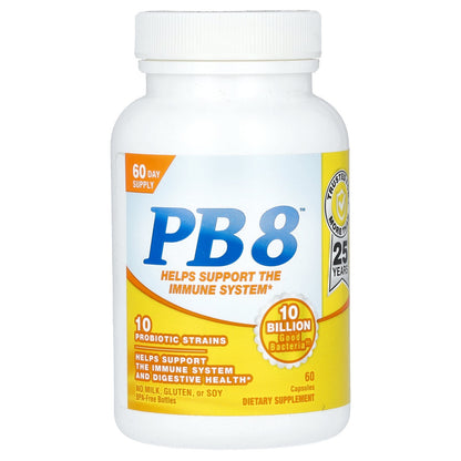 Nutrition Now, PB 8™, 10 Billion, 60 Capsules