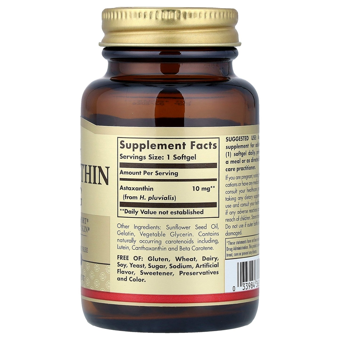 Solgar, Astaxanthin, 10 mg, 30 Softgels