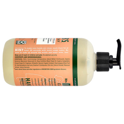 Mrs. Meyers Clean Day, Hand Soap, Geranium, 12.5 fl oz (370 ml)