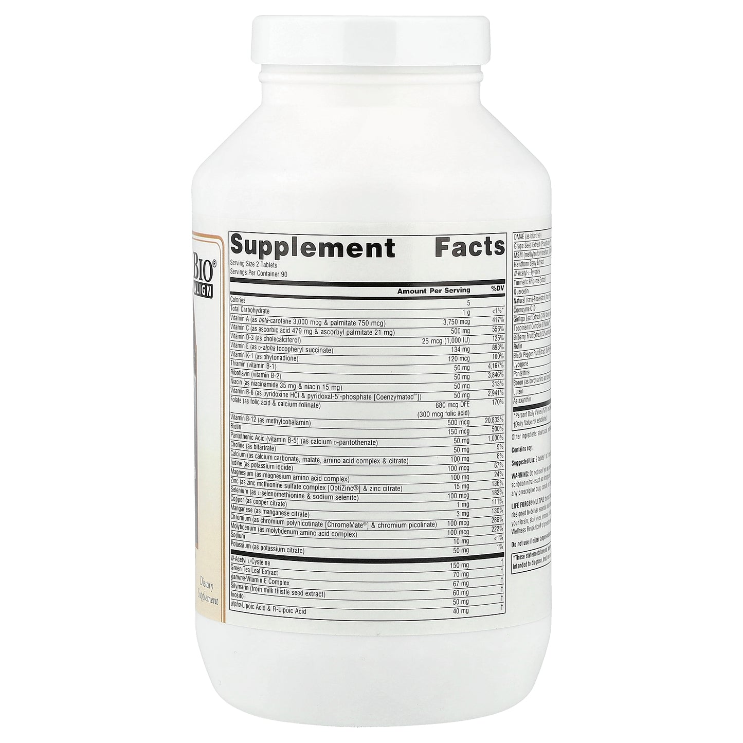 Source Naturals, Life Force® Multiple, No Iron, 180 Tablets