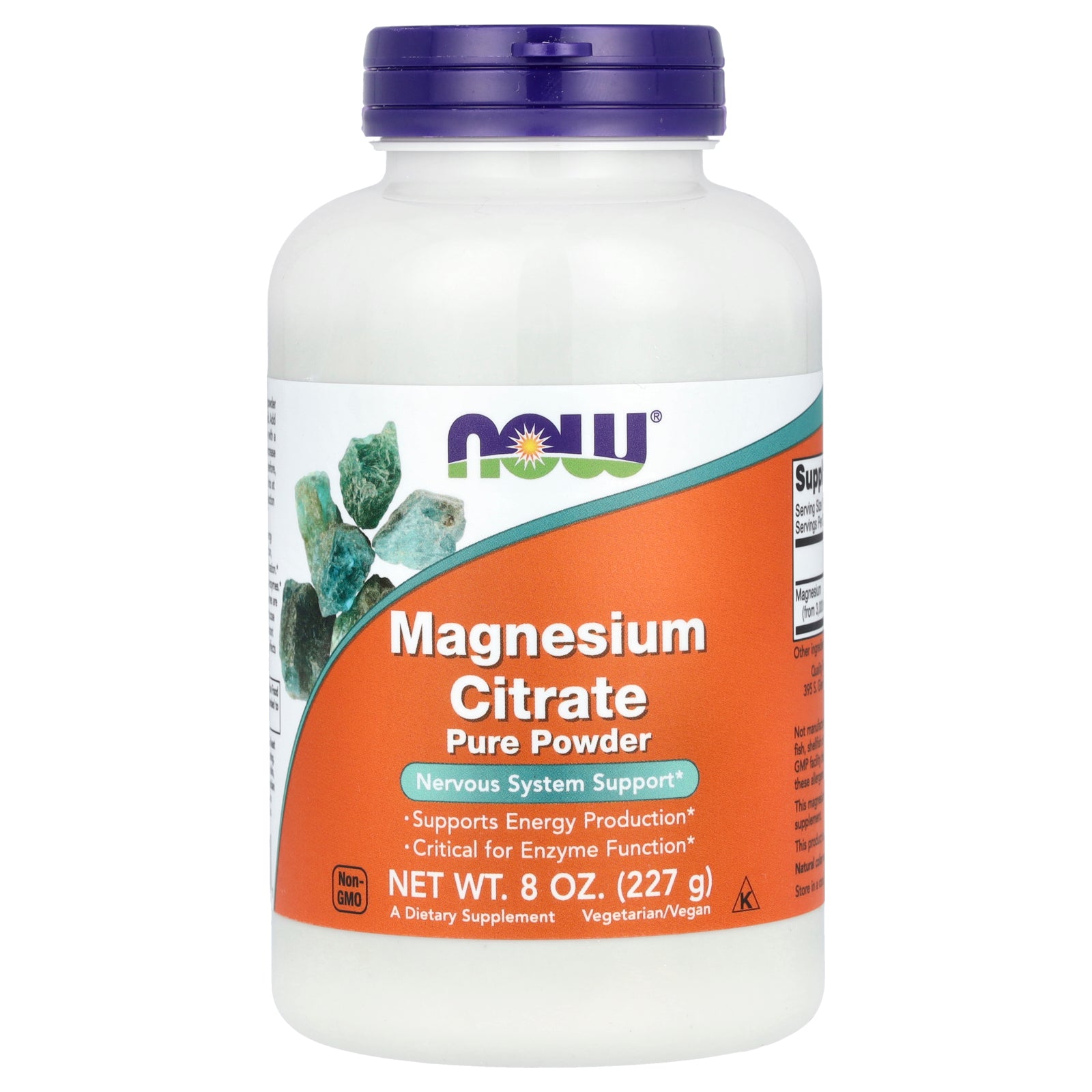 NOW Foods, Magnesium Citrate Pure Powder, 8 oz (227 g)