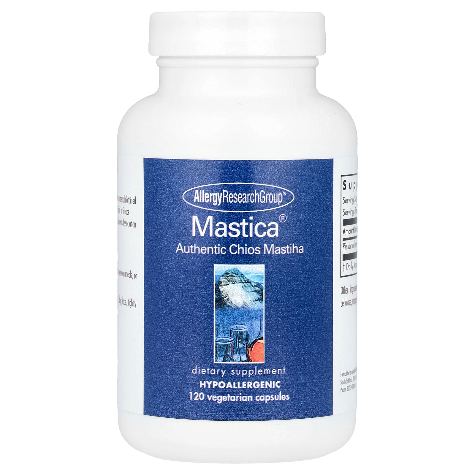 Allergy Research Group, Mastica®, Authentic Chios Mastiha, 120 Vegetarian Capsules