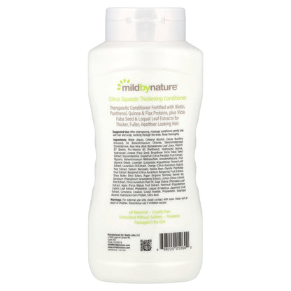 Mild By Nature, Thickening Conditioner, B-Complex & Biotin, Citrus Squeeze, 16 fl oz (473 ml)