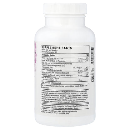 Thorne, Advanced Bone Support , 120 Capsules