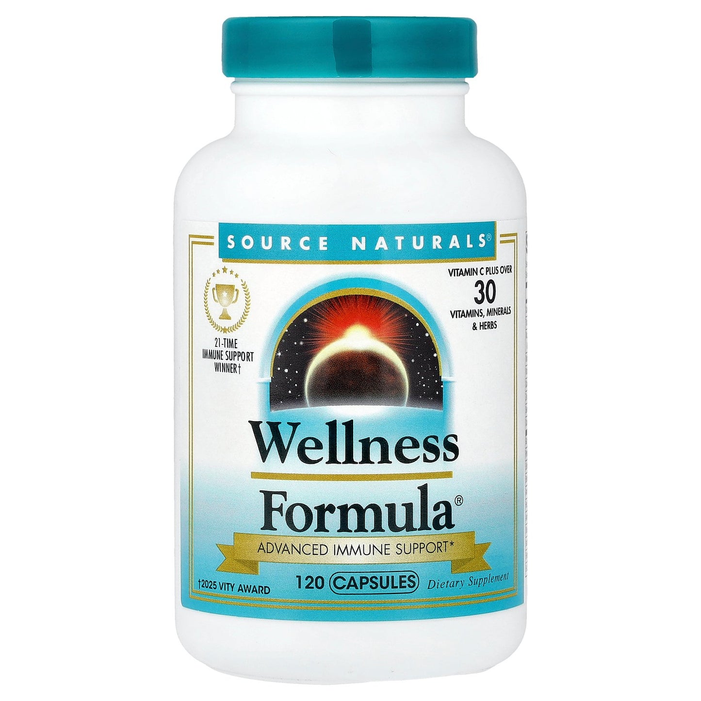 Source Naturals, Wellness Formula®, Advanced Immune Support, 120 Capsules