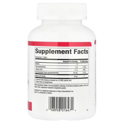 Natural Factors, Easy Iron, 60 Chewable Tablets