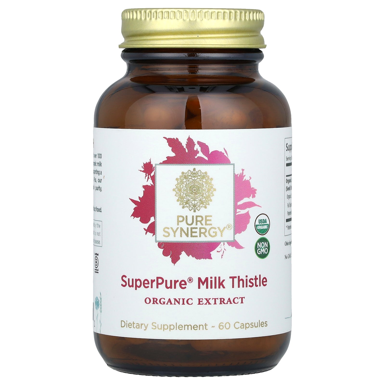 Pure Synergy, SuperPure® Milk Thistle, 60  Capsules