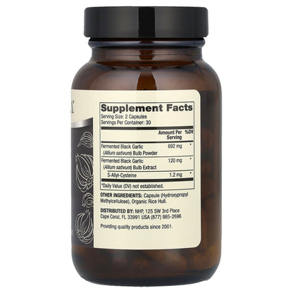 Dr. Mercola, Fermented Black Garlic, 60 Capsules