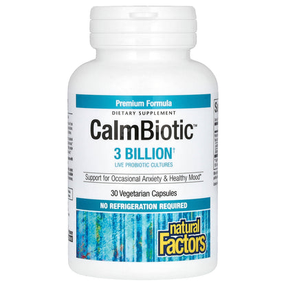 Natural Factors, Calm Biotic™, 3 Billion, 30 Vegetarian Capsules