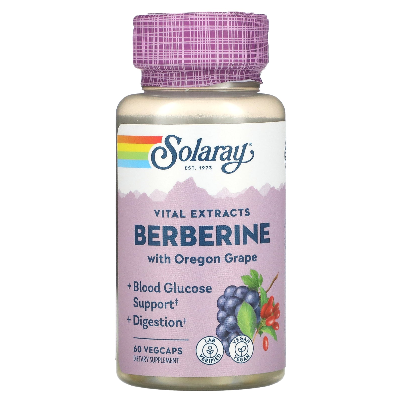 Solaray, Berberine with Oregon Grape, 60 VegCaps