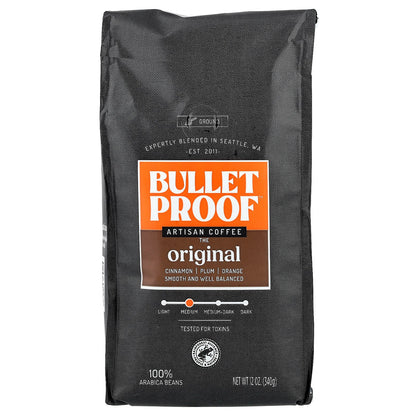 BulletProof, Artisan Coffee, Ground, Medium Roast, 12 oz (340 g)
