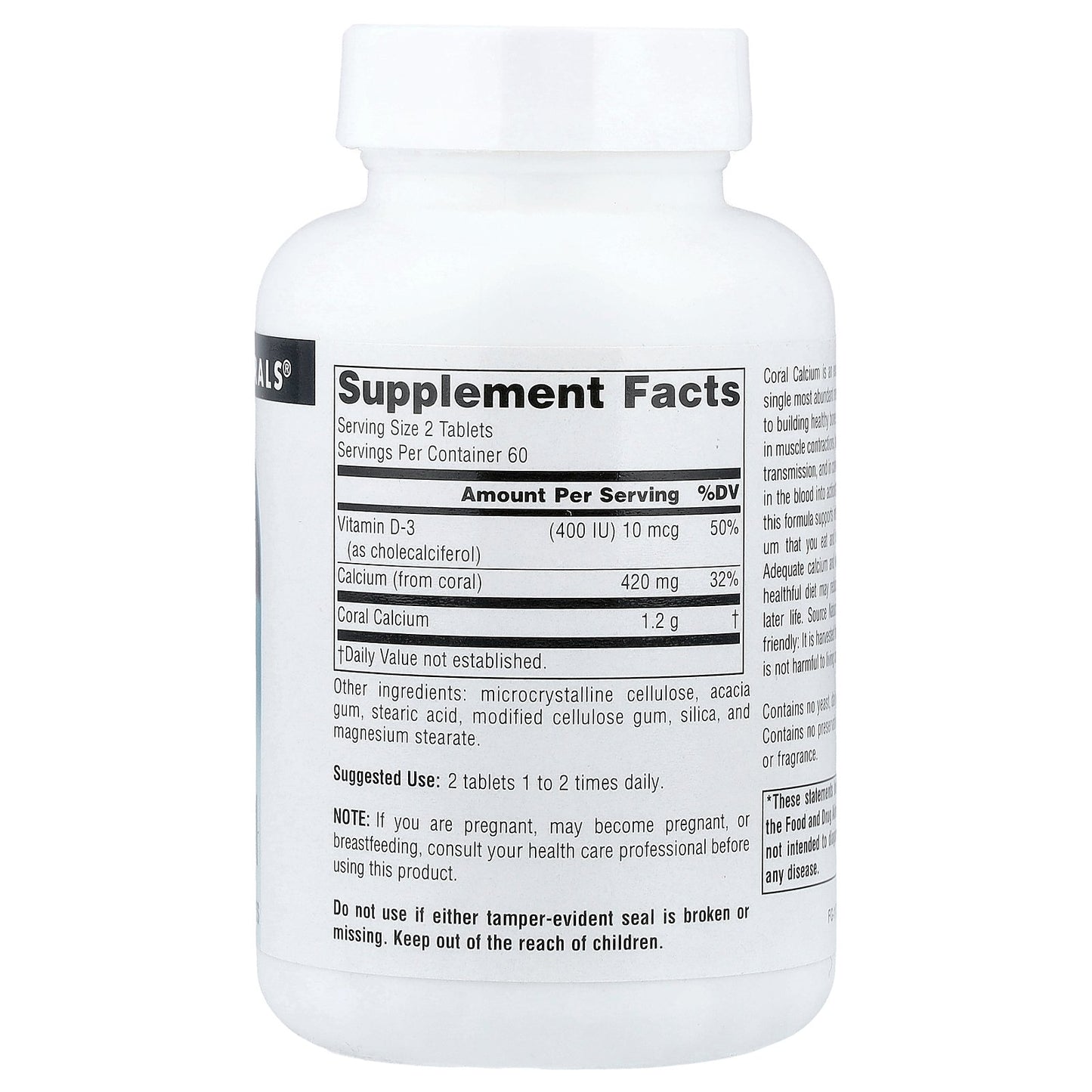 Source Naturals, Coral Calcium, 120 Tablets