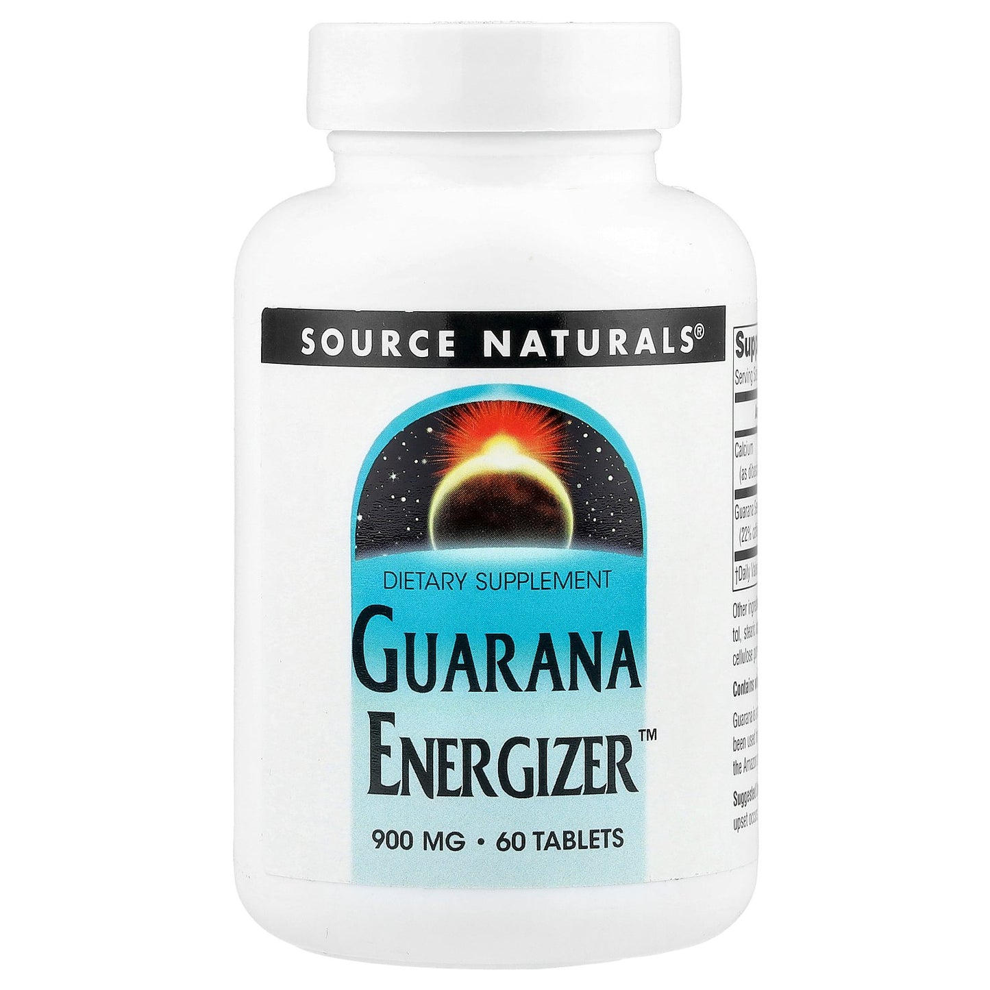 Source Naturals, Guarana Energizer™, 60 Tablets